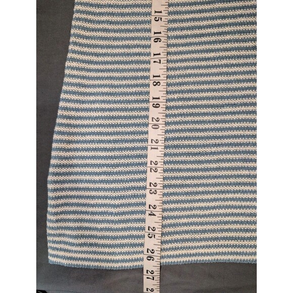 J McLaughlin Sweater Womens Medium Callum Knit Havana Yarn Beach Nautical Luxury - Picture 7 of 8